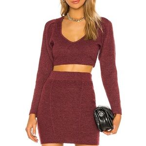 NBD sweater skirt set